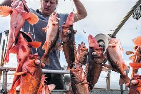 Amazing Longline Fishing By Hand Catch Many Fish That live on The Sea