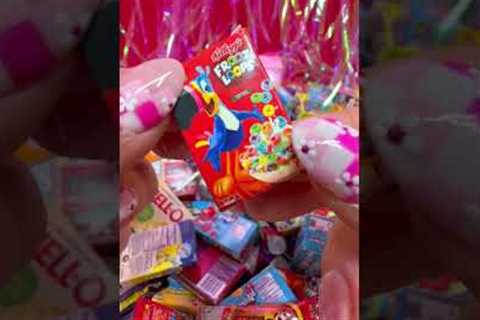 What's Inside Mini Brands Froot Loop Cereal? ASMR Satisfying Video Toy Unboxing #shorts #minibrands