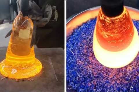 Satisfying video that will make you feel good | glass blowing art compilation