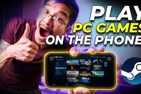 How to Play / Stream PC GAMES on Android and iOS Phones for FREE | Steam Link App Overview