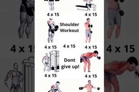 3D shoulders workout | shoulder workout 💪 👌