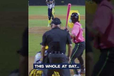 3 Trick Pitches in 1 at Bat | Savannah Bananas #shorts #bananaball