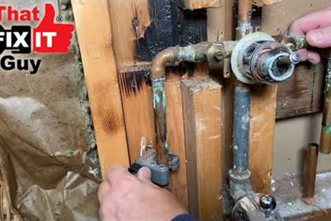QUICK AND EASY WAY TO CAP OFF WATER LINES!