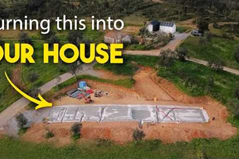 Building Our House Start To Finish | Episode 3: Slab Plumbing, Geotextile and Gravel