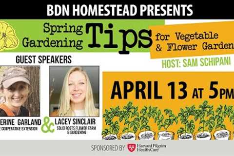 Maine gardening experts share their tips for getting your gardens ready for Spring