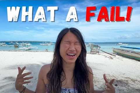 Island hopping boat Philippines - Gone Wrong // Vlog 90
