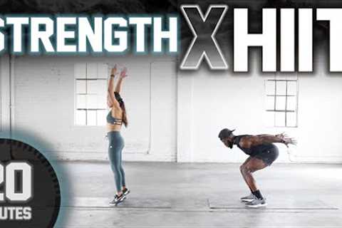 20 Minute FULL BODY Strength X HIIT Workout [No Equipment]