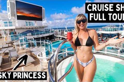 First Time on a CRUISE Ship! Europe's BEST Cruise (Sky Princess FULL TOUR)