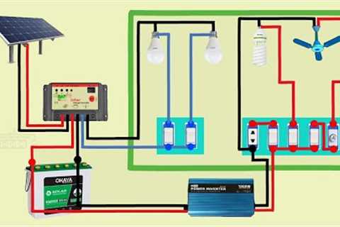 solar inverter connection diagram