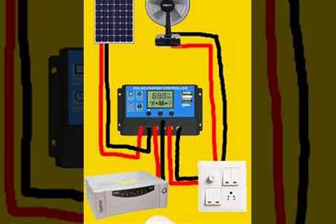 solar panel system #shorts  #electrician #electronic #electrical #wiring #shortfeed #viral