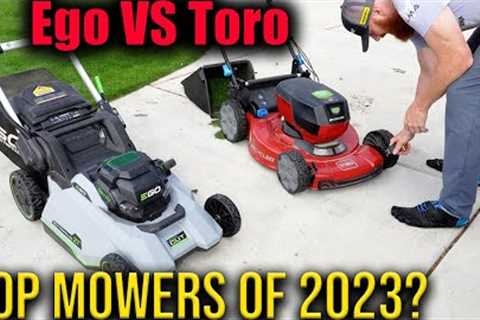 Best LAWN Mower. EGO vs TORO. Battery Operated Lawn Mowers