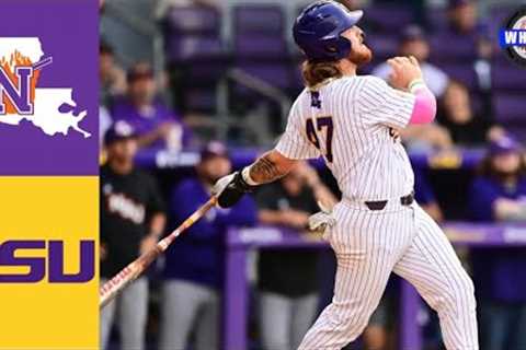 #2 LSU vs Northwestern State Highlights | 2023 College Baseball Highlights