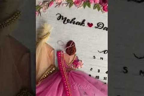 Personalized || Wedding Gift || Embroidery Hoop || @weddsdecorevents #shortsvideo #subscribe #viral