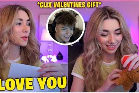 SOMMERSET Falls In LOVE With CLIX'S Valentine's Day Gift &amp; Cant Stop BLUSHING On Live Stream!