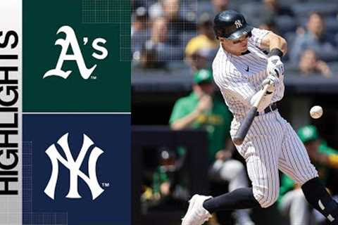 Athletics vs. Yankees Game Highlights (5/10/23) | MLB Highlights