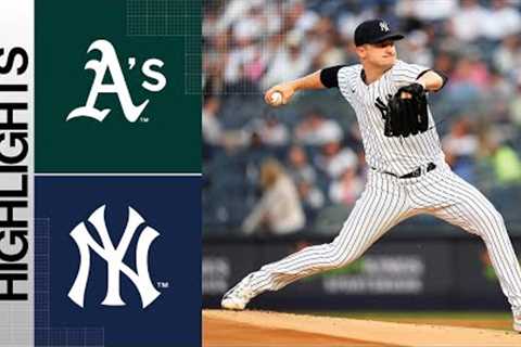 A's vs. Yankees Game Highlights (5/9/23) | MLB Highlights