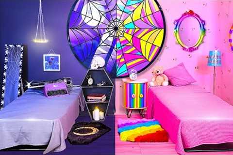 Wednesday Addams and Enid's Room Makeover!