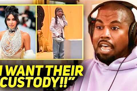 Kanye Calls Out Kim Kardashian for A3andoning Their Sons