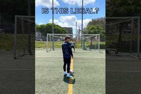 USE THIS PENALTY TRICK😏#football #soccer #shorts