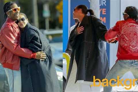Power Couple SPOTTED! #rihanna and #asaprocky are the look of love during a stroll in Los Angeles
