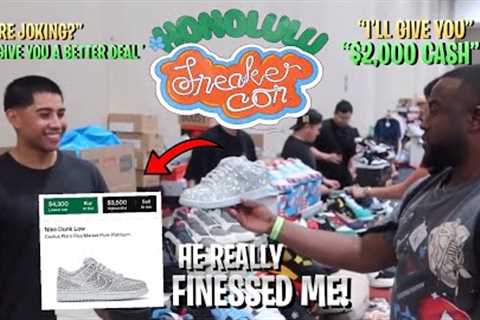 I GOT FINESSED BY HAWAIIAN RESELLER’S *$20,000 CASHOUT AT SNEAKER CON HAWAII*