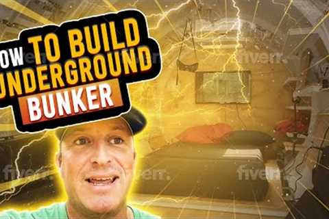 How to BUILD underground BUNKER ! [ STORM Shelter in your own YARD ]
