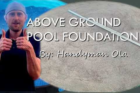 How to prepare the ground before installing an above ground pool