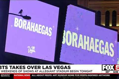 BTS mania has taken over Las Vegas ahead of the group's shows