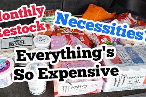 Grocery Shopping Pantry Haul -  Restocking IS EXPENSIVE - So many Food items we use daily