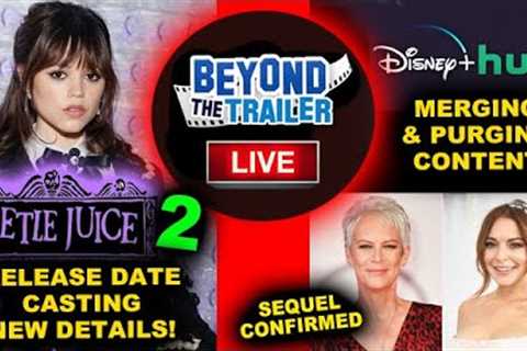 Beetlejuice 2 2024 Jenna Ortega, Freaky Friday Sequel, Disney Plus Hulu Merge Removing Content