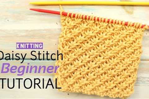 Daisy Stitch - How to Knit