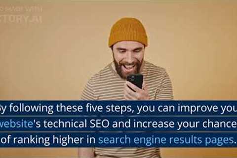 5 Steps to Improve Your  Technical SEO
