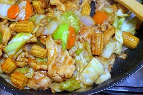 EASY Chicken Stir-fry for dinner | What I cooked for dinner #food