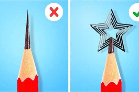 FANTASTIC ART TRICKS AND DRAWING HACKS || Awesome Drawing Tricks And Tips