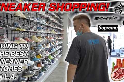 SNEAKER SHOPPING IN LA (Melrose and Fairfax) *Visiting resale stores and comparing them to our shop*