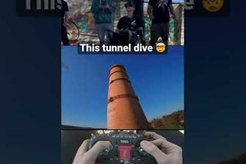 Two Tunnel Dives 🤯 | FPV Drone Flies Down Tunnel (🎥: IG / pabloflor_fpv)
