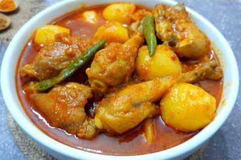 New Style Chicken Curry Recipe | Chicken With Potatoes | Chicken Gravy Recipe | Chicken Masala Curry