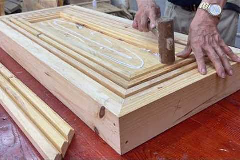 Build A Table With An Extremely Unique Design // Innovative Ideas In Woodworking