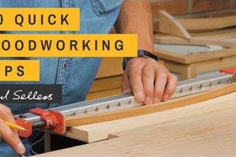 10 Quick Woodworking Tips | Paul Sellers