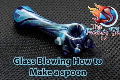 Blowing Glass Pipe |  LAMPWORKING GLASS BLOWING | Fusing Shop