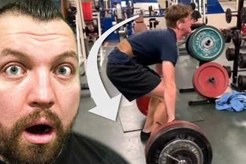HE NEARLY BROKE HIS BACK! | Hilarious Gym Fails With Eddie Hall