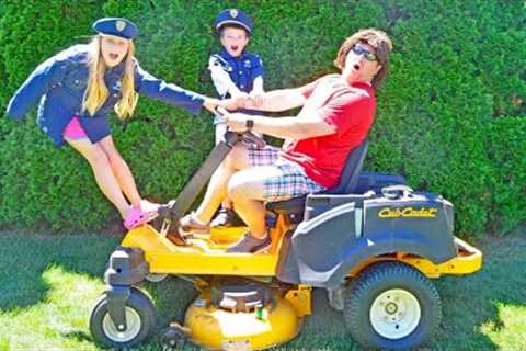 Sketchy Mechanic Learns How To Mow The Lawn