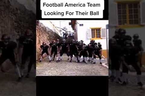 American Football Team looking for they're Ball Prank 😅 #shorts | Funny pranks