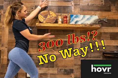 How To Build True Floating Shelves - Hovr Bracket System!
