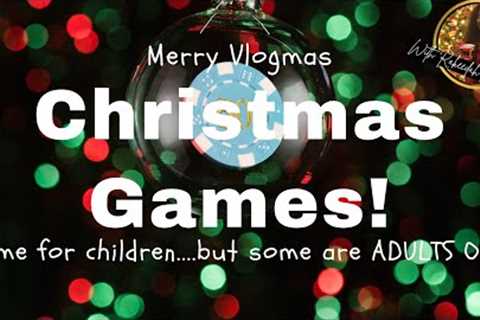 FUN Christmas Games | Kid friendly &amp; ADULT ONLY games! | Family Games | Adult Games Only