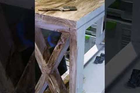 Distress Painted Furniture with Antiquing Wax