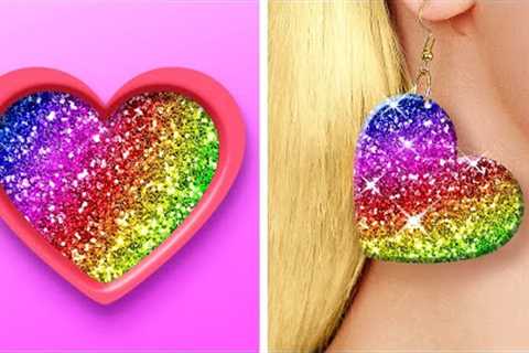 CUTE EPOXY RESIN AND 3D PEN JEWELRY || DIY Jewelry You Can Easily Make