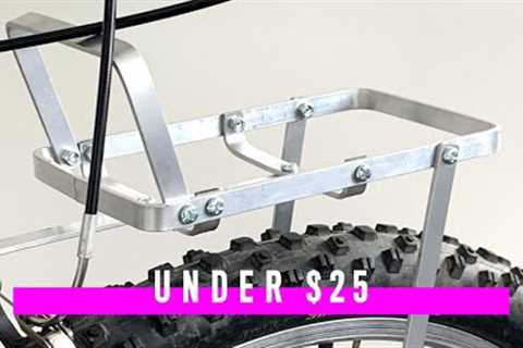DIY bike front rack under $25 (2023 new version)
