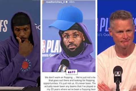 LeBron James FIRES BACK At Steve Kerr FLOPPING Allegations, JaMychal Green Calls CAP on LeBron!