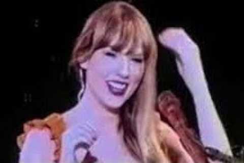 Taylor Swift TERRIBLE Dad Joke on stage at The Eras Tour